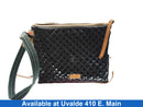 Consuela Blue Inside Black Purse / Handbag