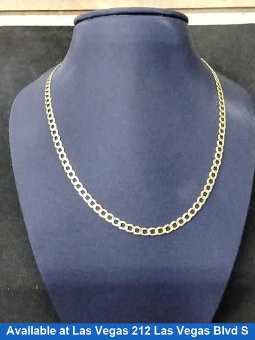 Cuban Link Chain - Yellow Gold 10k (.417) 8.3 grams 12 inch