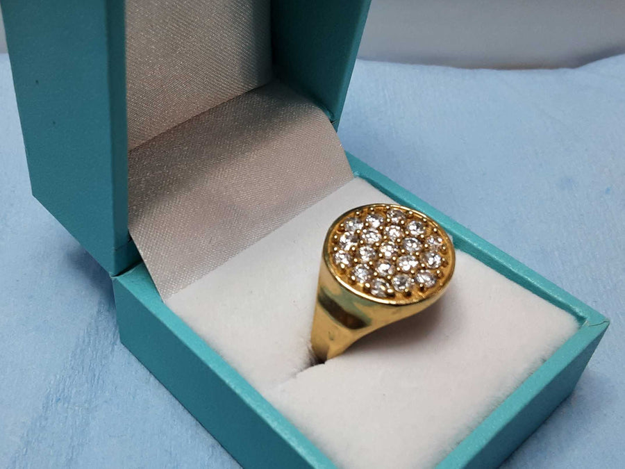 Men's Ring - Yellow Gold 10k (.417) 4 grams Size 10