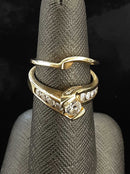 Ring - Engagement Set - Yellow Gold 14k (.585) 8.5 grams Size 8