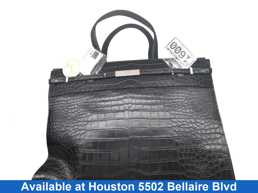 Yves Saint Laurent Manhattan Shopper Tote Black Purse / Handbag