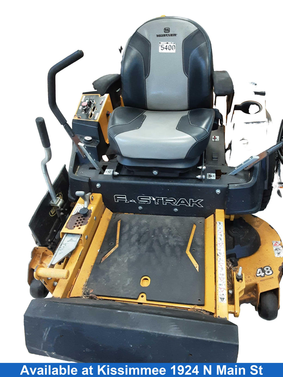 Hustler 94124 Yellow Gas Riding Lawn Mower