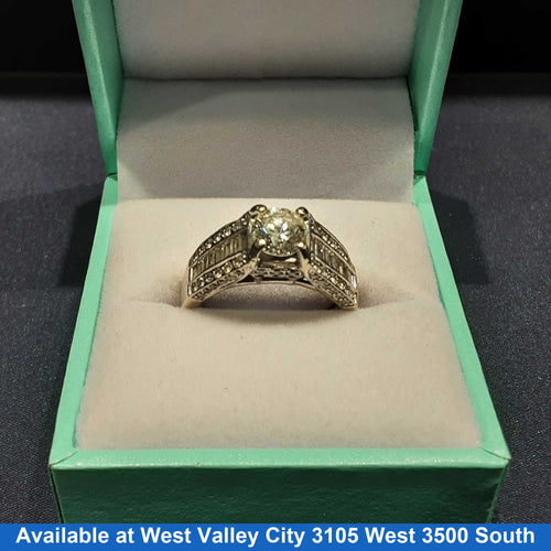 Women's Ring - White Gold 14k (.585) 6.1 grams Size 9