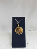 Coin Pendant - Yellow Gold 10k (.417) 9 grams