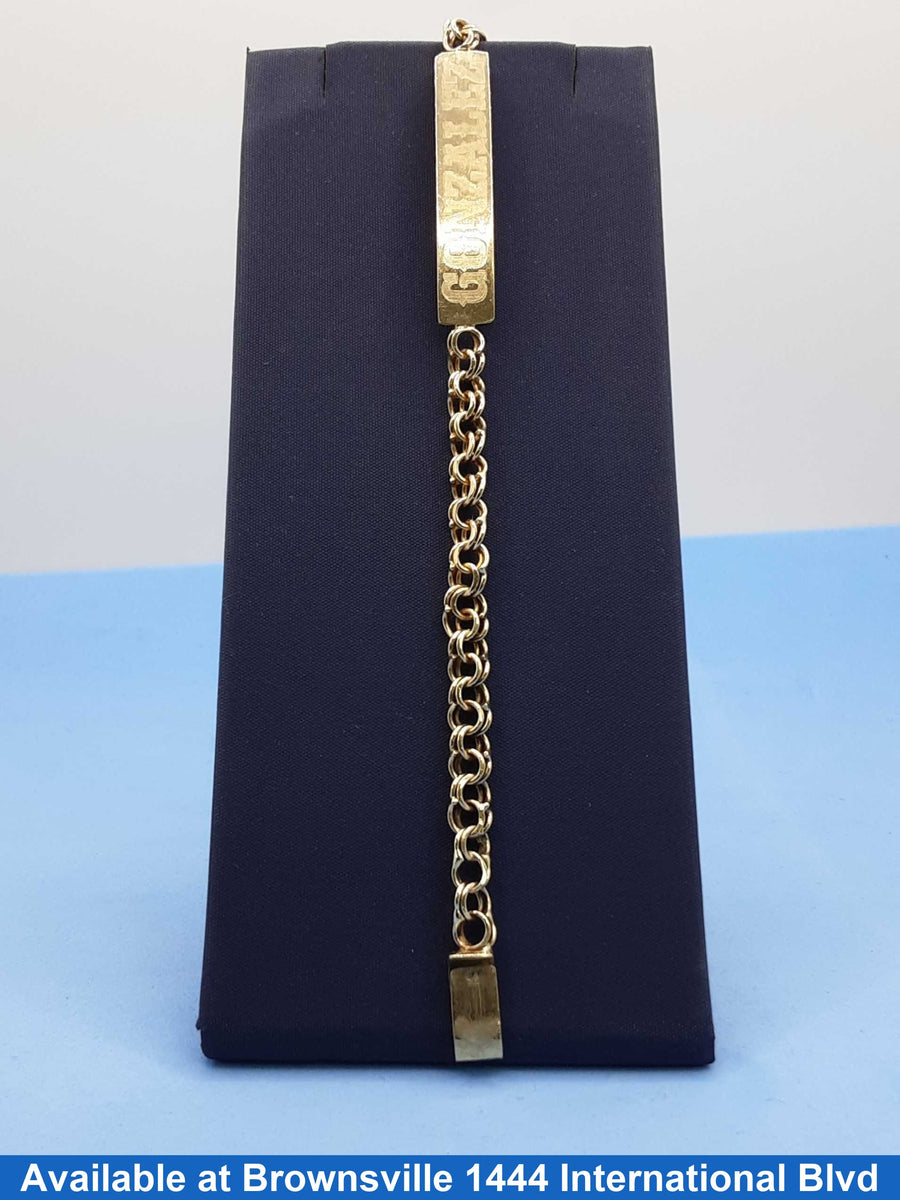 ID Bracelet - Yellow Gold 10k (.417) 7.8 grams 7 inch
