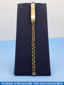 ID Bracelet - Yellow Gold 10k (.417) 7.8 grams 7 inch