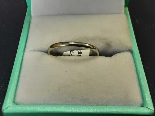 Ring - Wedding Band - White Gold 10k (.417) 1 grams Size 7