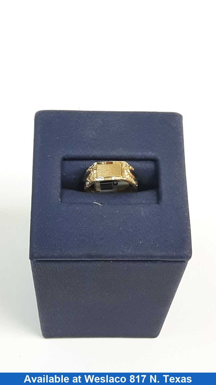 Men's Ring - Yellow Gold 10k (.417) 1.6 grams Size 1.5