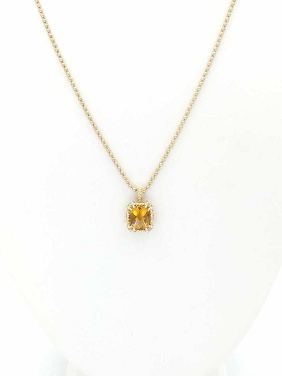 Diamond Pendant - Yellow Gold 14k (.585) 7.8 grams