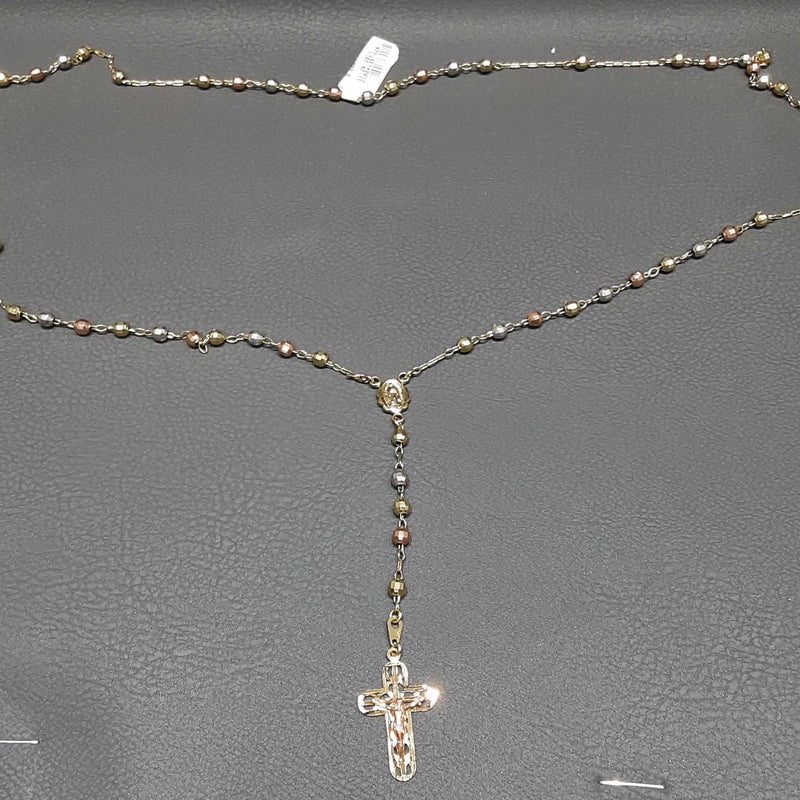 Tricolor Gold 14k (.585) 14.8 grams 22 inch