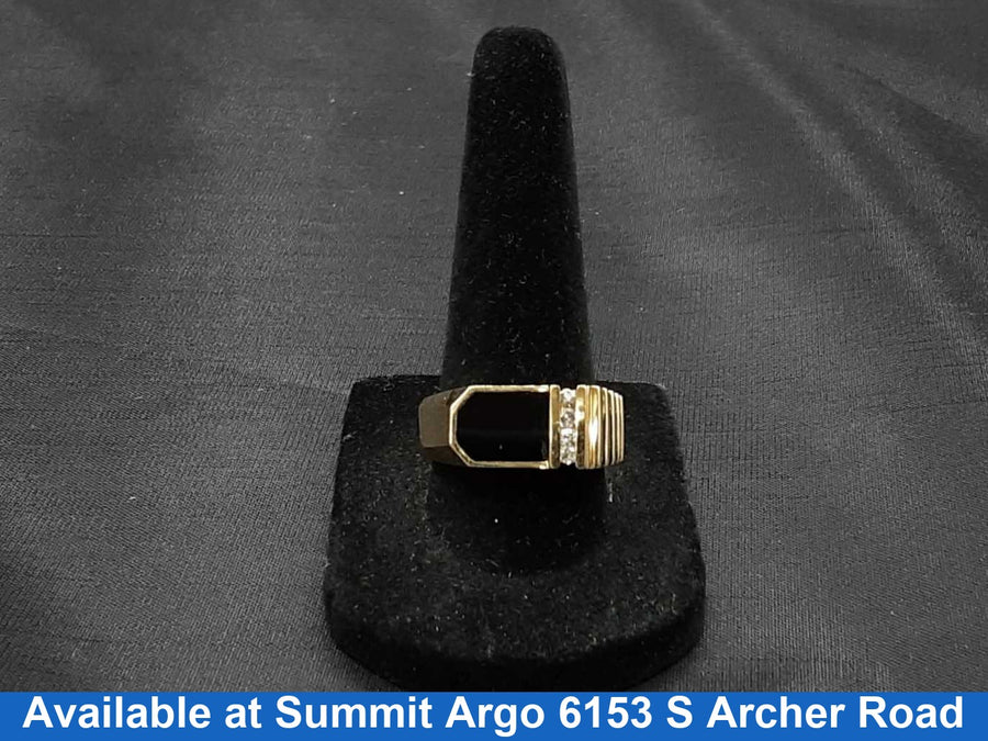 Men's Ring - Yellow Gold 14k (.585) 6.5 grams Size 8