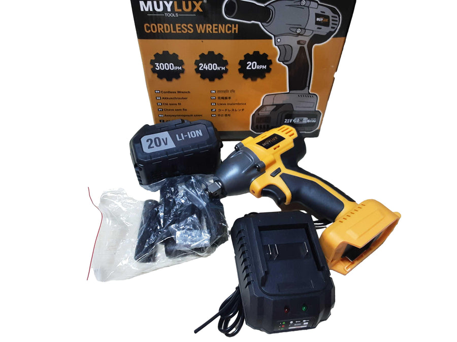 Muylux Cordless Wrench Black Standard Power Wrench
