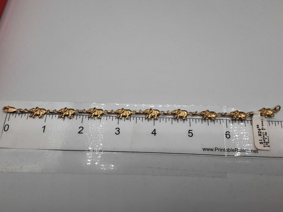 Bracelet - Yellow Gold 14k (.585) 7.2 grams 7 inch