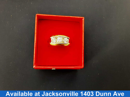 Men's Ring - Yellow Gold 14k (.585) 9 grams Size 10