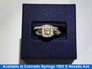 Ring - Engagement Set - White Gold 14k (.585) 7 grams Size 8