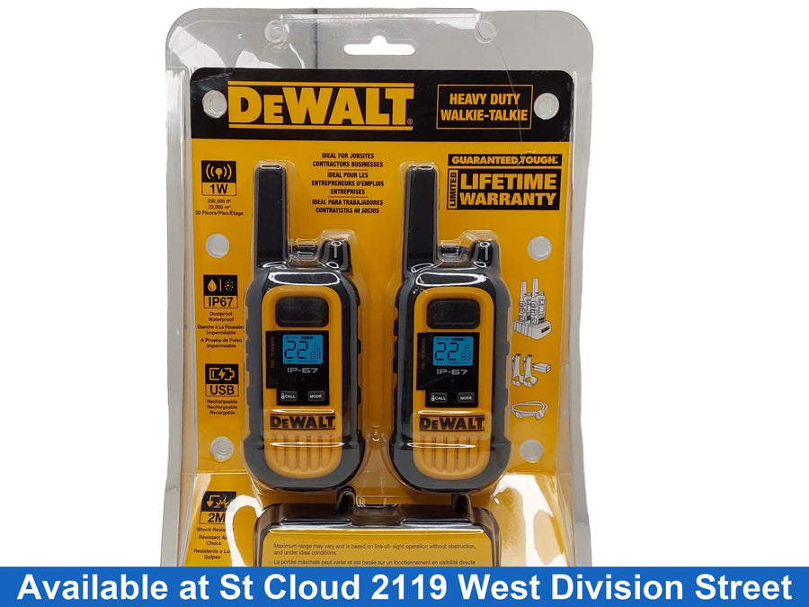 Dewalt Dxfrs300 Yellow Walkie Talkie