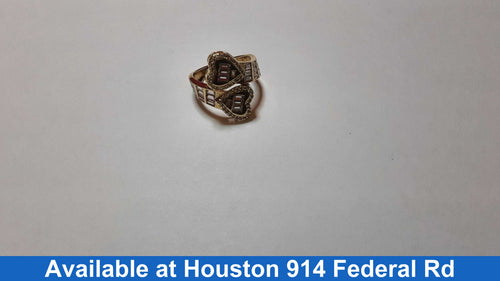 Women's Ring - Yellow Gold 10k (.417) 3.8 grams Size 7.5