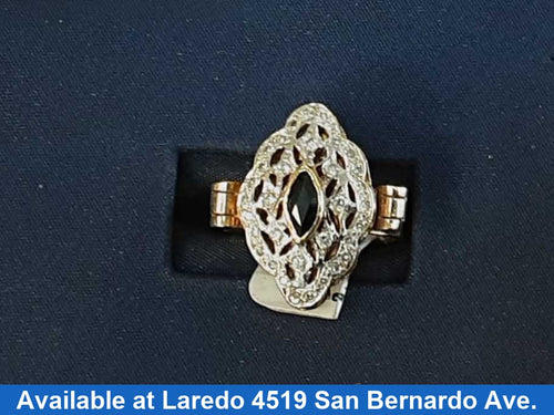 Women's Ring - Yellow Gold 14k (.585) 8.3 grams Size 8.5