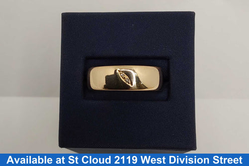 Ring - Wedding Band - Yellow Gold 14k (.585) 5.867 grams Size 11