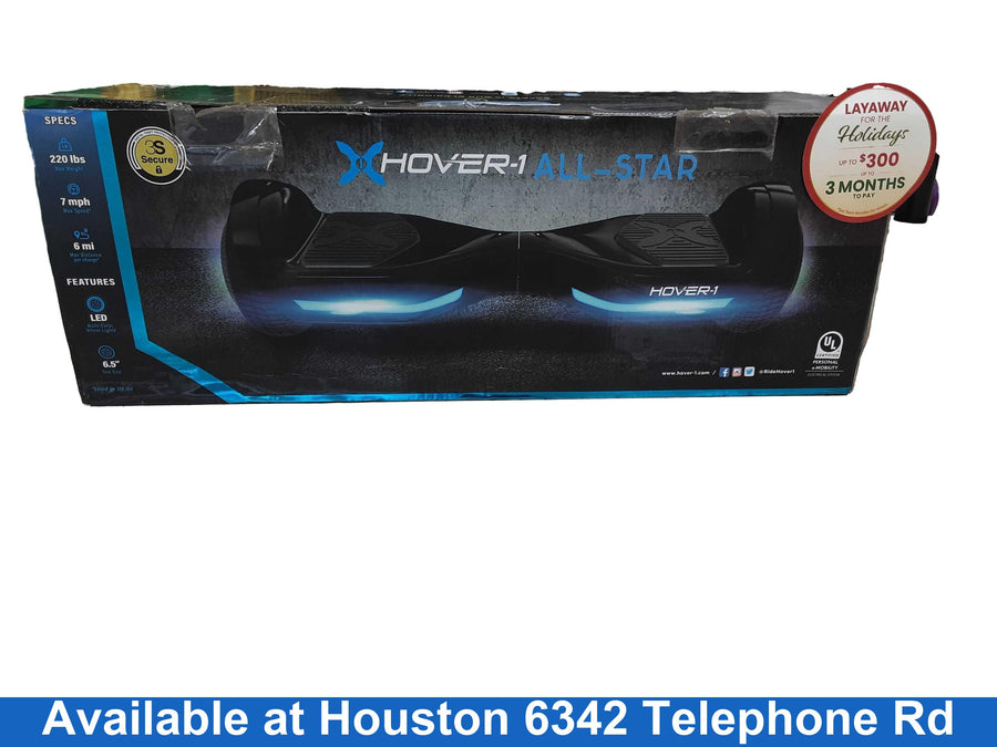 X Hover Black Skateboarding / Longboarding Equipment