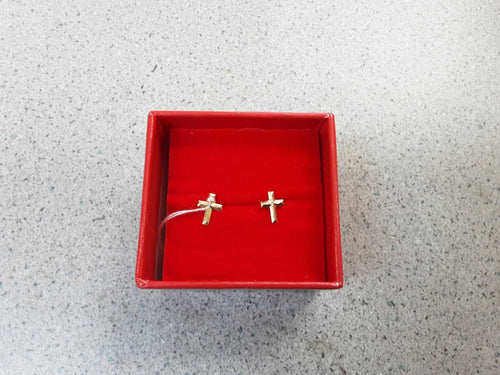 Double Stud Earring - Yellow Gold 14k (.585) 0.2 grams