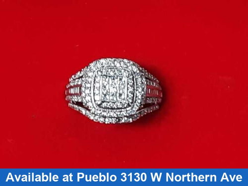 Women's Ring - White Gold 10k (.417) 5.7 grams Size 9