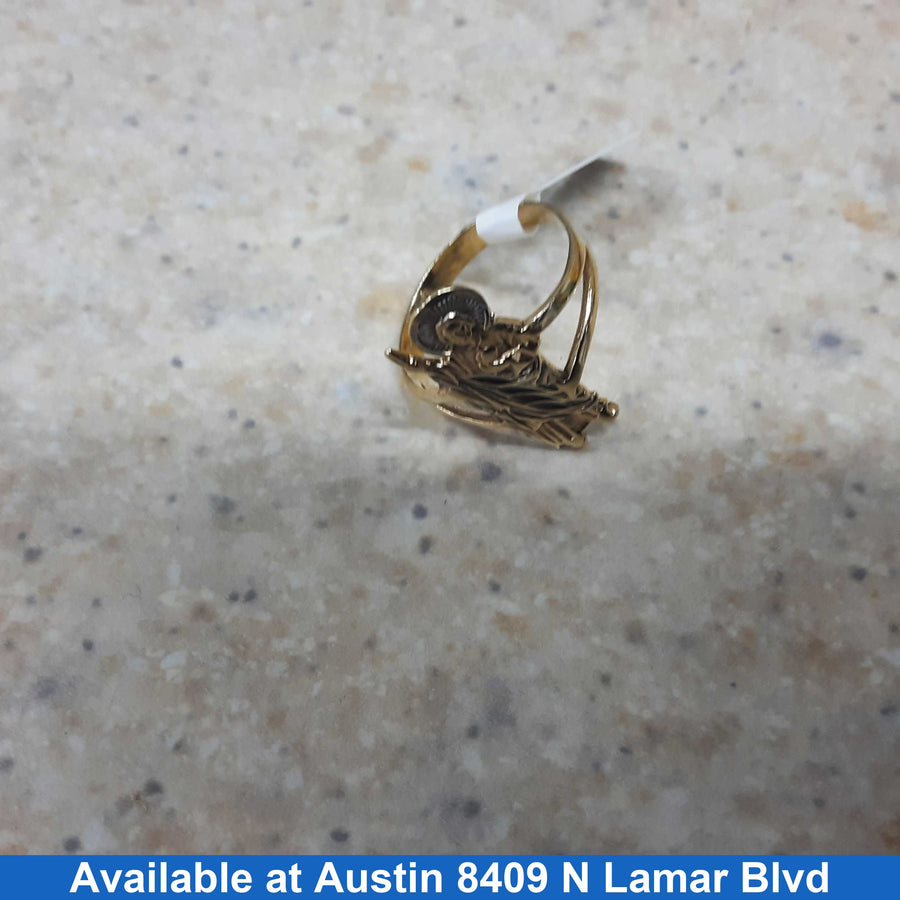 Women's Ring - Tricolor Gold 14k (.585) 3.5 grams Size 8.5