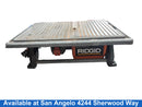 Ridgid R40211cn Orange Corded Tile Saw