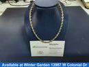 Rope Chain - Yellow Gold 10k (.417) 21 grams 20 inch