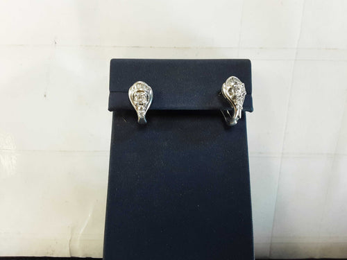Earrings - White Gold 18k (.750) 5.7 grams