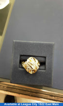 Women's Ring - Yellow Gold 10k (.417) 4.3 grams Size 8
