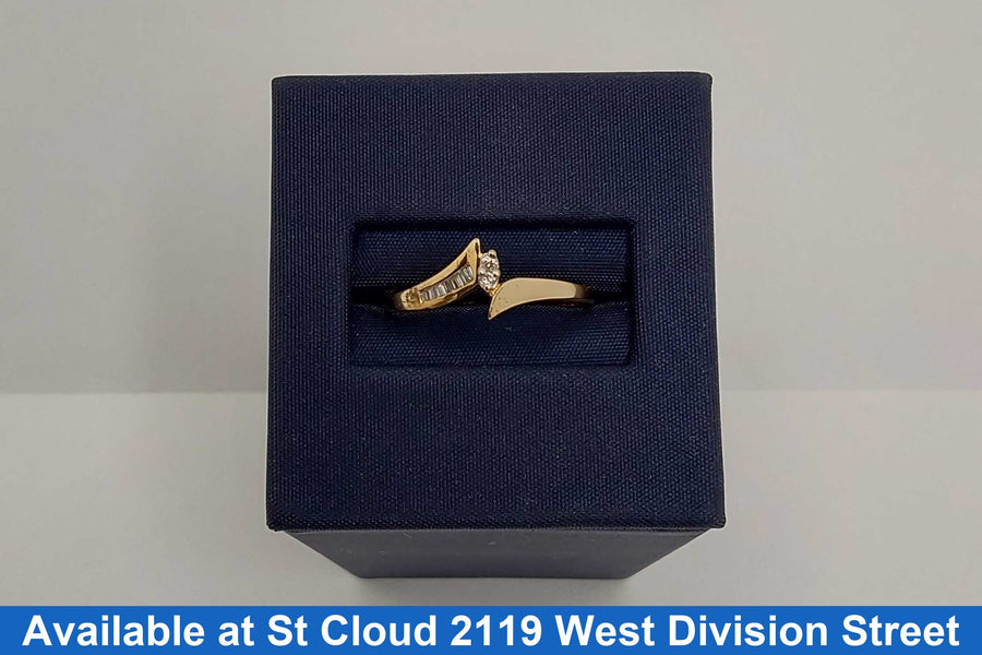 Women's Ring - Yellow Gold 14k (.585) 1.697 grams Size 7.5