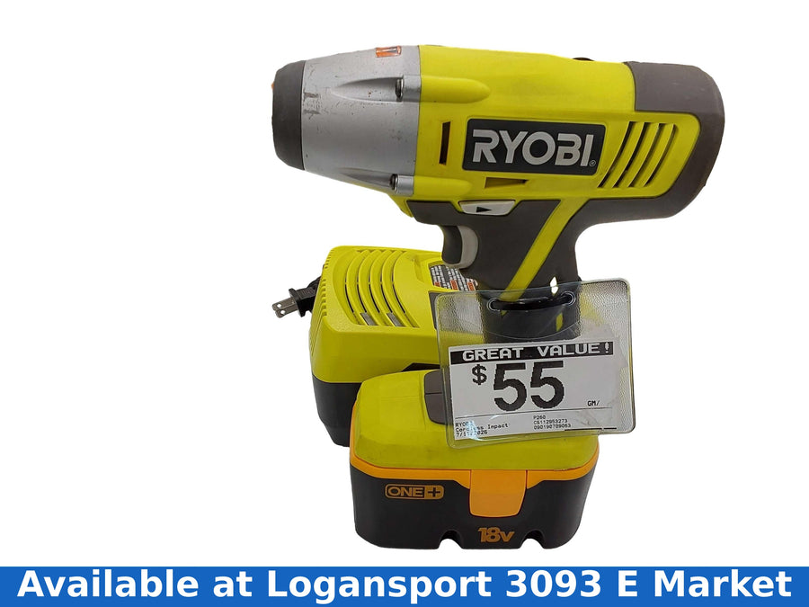 Ryobi P260 Green Cordless Impact Drill