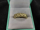 Ring - Wedding Band - Yellow Gold 10k (.417) 4.3 grams Size 10.5