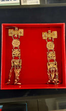Jacket Earrings - Yellow Gold 14k (.585) 14.1 grams
