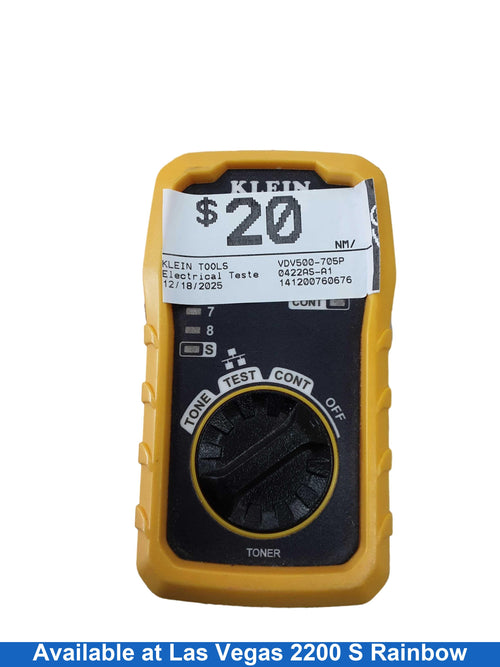 Klein Tools Vdv500-705p Yellow Electrical Testing Instrument