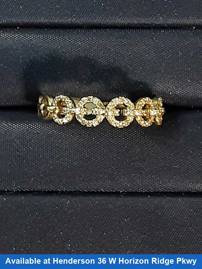 Women's Ring - Yellow Gold 10k (.417) 2.2 grams Size 7