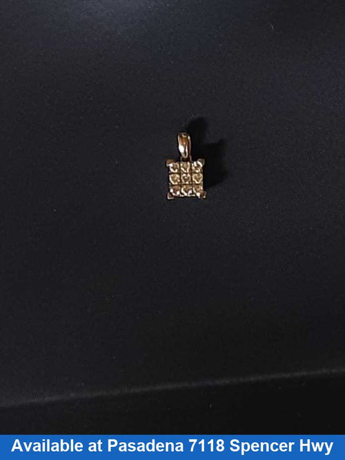 Diamond Pendant - White Gold 10k (.417) 0.9 grams
