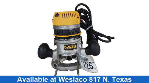 Dewalt Dw618 Yellow Corded Router