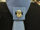 Women's Ring - Solitaire - Yellow Gold 10k (.417) 9.4 grams Size 4