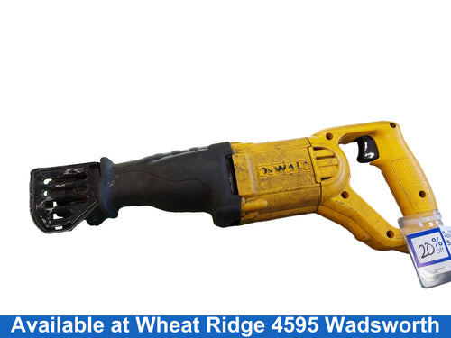 Dewalt Dwe304 Yellow Corded Reciprocating Saw