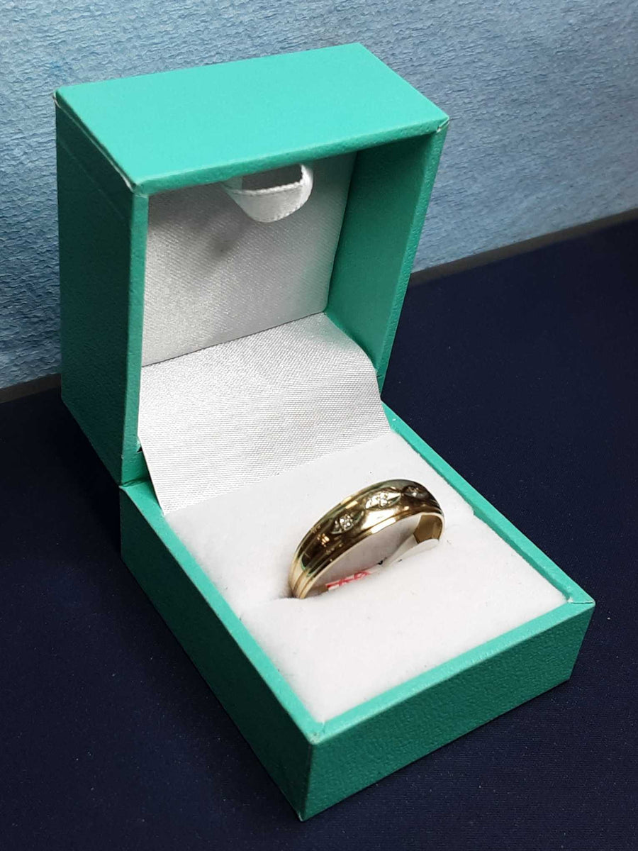 Ring - Wedding Band - Yellow Gold 14k (.585) 3.6 grams Size 12