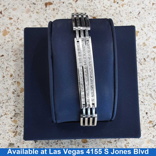 Tennis Bracelet - White Gold 14k (.585) 42.8 grams 9 inch