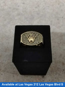 Men's Ring - Yellow Gold 10k (.417) 7.7 grams Size 7.5
