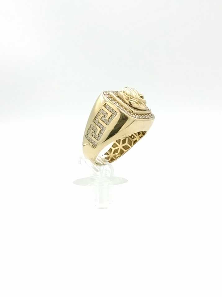 Men's Ring - Yellow Gold 10k (.417) 7.6 grams Size 9
