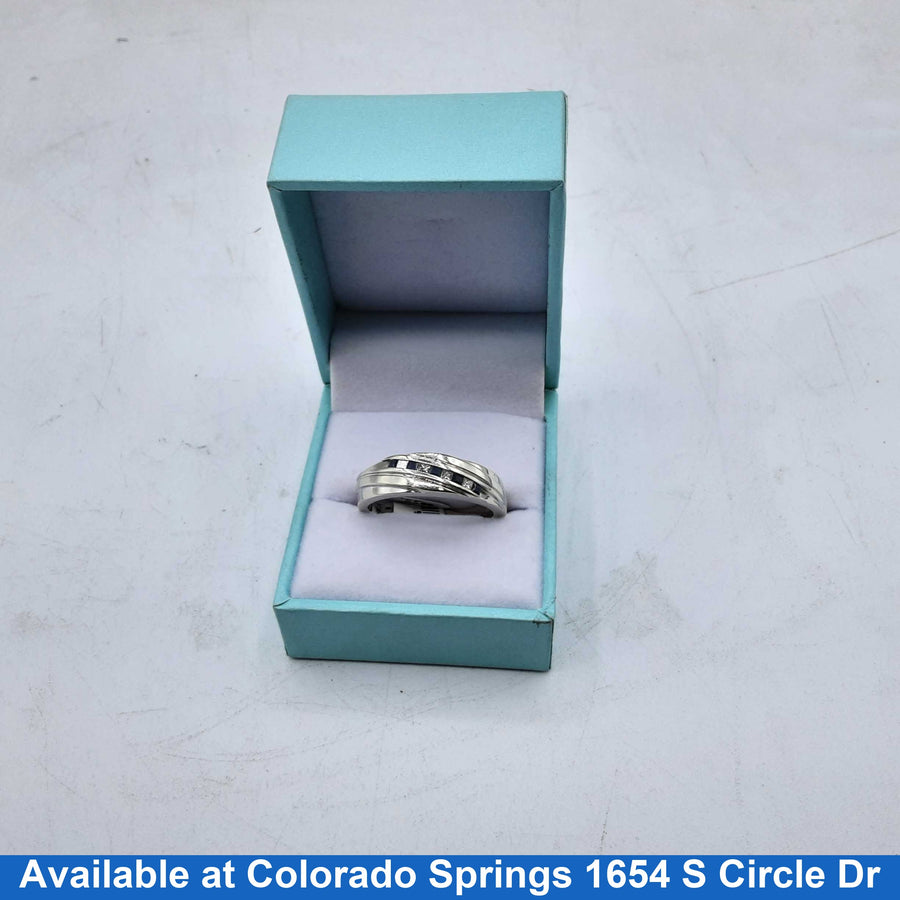 Men's Ring - White Gold 14k (.585) 8.3 grams Size 12