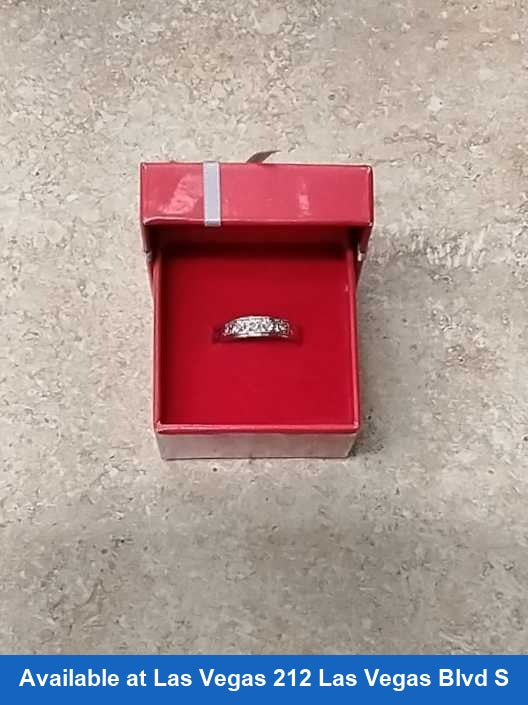 Women's Ring - White Gold 10k (.417) 1.9 grams Size 20