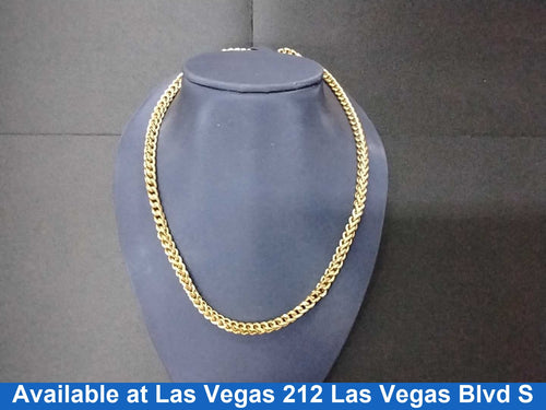 Woven Chain - Yellow Gold 10k (.417) 30.4 grams 24 inch