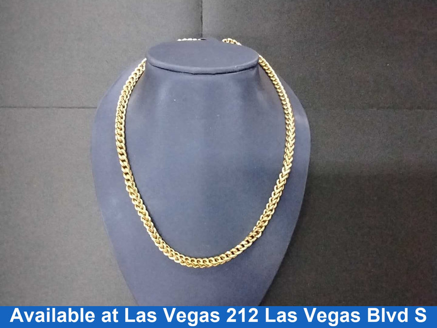 Woven Chain - Yellow Gold 10k (.417) 30.4 grams 24 inch