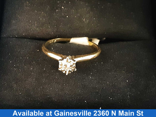 Women's Ring - Yellow Gold 14k (.585) 1.7 grams Size 7
